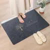 Tapis d'entrée paillasson tapis de sol anti-poussière grattage sable repose-pieds absorbant l'eau porte résistant à l'usure tapis de cuisine antidérapant