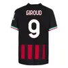 22/23 AC Milans Ibrahimovic Giroud Fußballtrikot