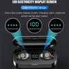 2000 мАч Touch F9 Bluetooth Warphone 9D Stereo 5.1 Беспроводные гарнитуры наушники ЖК -водонепроницаемые наушники