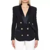 B3331 Womens Suits & Blazers Tide Brand High-Quality Retro Fashion designer Presbyopic Maze Series Suit Jacket Lion Double-Breasted Slim Plus Size Women's Clothing