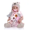 48CM bebe doll reborn bambino ragazza e ragazzo dolce corpo pieno morbido silicone realistico giocattolo da bagno per bambini impermeabile 220505