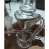 Mini Glass Dab Rigs da 5,9 pollici Narghilè Bong Klein riciclatore bong Tubi per l'acqua Impianti petroliferi con Banger al quarzo