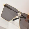 新しいファッションデザインサングラスZ1700Uスクエアメタルフレームダイヤモンド装飾とシンプルなスタイルの屋外UV400保護メガネ