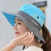 Połowy UV Ochrona UV UPF 50 Słońca Summer Summer Mężczyźni Kobiety duże szerokie grzbiet Bob Hoting Hats z paskiem łańcuchowym 220627