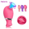 Vibratori per leccare e succhiare la lingua a 7 velocità Vibratore per stimolatore del clitoride silenzioso e potente da 50 dB per giocattoli sexy da donna
