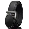 TopSelling diseñador hombres cuero genuino lujo negro hombres hebilla automática cinturón de alta calidad Cummerbunds masculino clásico de lujo