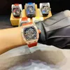 Reloj mecánico de lujo para hombre Richa Milles Business Fashion Rm11-03 Mecánico automático Sky Star Trend Tape para hombre