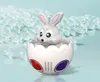 Wholesale Easter Toys Children Cartoon Rabbit Press Rainbow Ball Bubble Music Decompression Fun New Toys