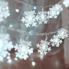 LED Snowflake String Light USBクリスマスストリングライトバレンタインデイウェディングデコレーションランプクリスマスパーティーアウトドアハンギング装飾BH7181 TYJ