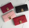 مصممي الأزياء Zippy Wallet Mens Womens Leather Shipper Wallets Highs Hights Flower Coin Preshs Handbags Long Card Holder With With Box Dust Bag 62V459