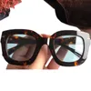 Occhiali da sole con bordo spesso conciso di alta qualità Occhiali da sole UV400 quadrati con bordo grande unisex Occhiali da sole sfumati HD occhiali di moda 48-16-140 per custodia di design fullset da prescrizione