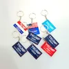 2024 US Election Keychain Pendant Home Decor TRUMP Campaign Slogan Plastic Keychain