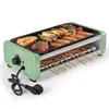 Multifunktionell elektrisk bakplatta Hushålls Koreansk grillrätt Integrerad Skölj och Roast Roasting Pan Iron Grill 220V 1700W