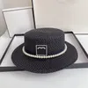 Tasarımcı Kova Şapkası Saman Kapağı İnci Şapkalar Erkek Bayan Kapaklar Tasarımcılar Lüks Mektup Patchwork Erkekler Siyah Beyaz Unisex Classic Street 4334207