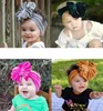 Hår tillbehör stora bågar pannband sammet tyg elastiska band turban barn bowknot huvudkläder diy flicka fashionhair