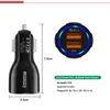 QC3.0 Caricabatteria da auto rapido 6A Dual USB Accendisigari per valuta Ricarica rapida per iPhone Adattatore per auto Xiaomi