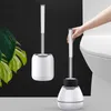 Gesew Tuvalet Fırçası Ev Temizliği TPR Malzeme Duvara Monte/Zemine Durucu Uzun Saplı Banyo Aksesuarları 220511