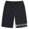 Shorts masculinos calças calças casuais Slim Fit Sport Troushers Custom Your Logo Fitness Elastic Fornests for Dropmen's