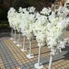 wedding flowers decoration 5ft Tall 10 piecelot slik Artificial Cherry Blossom Tree Roman Column Road Leads For Wedding party Mal4930989