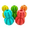 Dog Toys Pet Toys 5 см собаки интерактивные эластичности шарик натуральный каучук утечка зуба Чистые шарики Cat Chew Interactivetoys