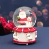 Claus Ball Snow Christmas Santa Water Lights Toys Music Gifts Box Crystal of Kids Cxspp