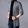 Favocent Mens Sweaters Autumn Casual Solid Sticked Manlig Cardigan Designer Homme tröja Slim Monterade Warm Clothing 220817