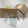 Occhiali da sole Classic Sunglasse Designer For Woman mens 2023 Lussuosi occhiali da sole ray Moda uomo donna occhiali da sole Alloy Metal Polaroid HD Lente in vetro temperato Retro