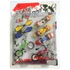 En gros 8 pcs Vélo Doigt Planche À Roulettes Définit Drôle Mini Touches Kit Miniature Jouets Pour Enfants Cadeau