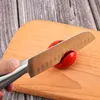 Cute Tomato Shaped Knife Sharpener Anti-skid Poratable Kitchen Fruit Knife Sharpener Safe Sharp Kitchen Gargets