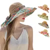 여름 해변 파티 모자 여성 보헤미안 스타일 태양 보호 자외선 보호 모자