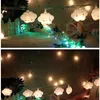 Strings LED Cloud Shape String Light Battery Operated With Remote Control Indoor Decoration For Home Holiday OutdoorLED