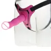 Aphrodisia Nybörjare 4,5 tums silikonband på rosa dildo set settes kit för lesbiska leksaker sexiga produkter par kvinna