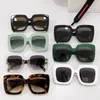 New high-end turtle color square mens womens sunglasses PR26YS vacation travel lady sunglasses UV protection original box
