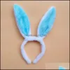 Andere feestelijke feestbenodigdheden Home Garden pluche konijnaren haarbanden schattig hoofdband Pasen voor decoratie voorkeur druppel levering 2021 vdleo