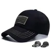 男性野球帽子戦術アーミーコットンミリタリーパパ帽子迷彩アメリカアメリカンフラッグ刺繍スナップバックキャップユニセックスヒップホップハットCP033