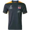 Новая футболка McLaren f1 Lando Norris с короткими рукавами 2023, мужская быстросохнущая летняя футболка для отдыха