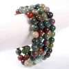 8MM Donna Uomo Designer Strand Bracciali Luxury Natural Stone Healing Crystal Stretch Beaded Bracciale Precious Gemstone Round Bracciali H220418