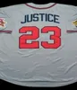 1995 Atlanta WS Retro Baseball Jerseys Chipper Jones John Smoltz Bobby Cox Javy Lopez David Justice Tom Glavine John Rocker Maddux STEVE AVERY Ronald Acuna Jr.