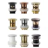 Badrumsbass￤ng S￤nk Pop Up Drain Waste Stopper kran Tillbeh￶r M￤ssing Matt Blackchromerose Goldbrushed Gold 220809