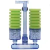 rium FilterUltra Quiet Biochemical Sponge Filter Fish Tank Air Pump Betta Fry Water Fall Double Y200917