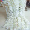 1m 10 colori Wisteria artificiale Orchideo Cattleya Orchids Flower Strings Vines for Wedding Party Pups Centes