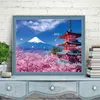 Paintings Oil Painting By Number Landscape Drawing On Canvas HandPainted Art Gift DIY Pictures Cherry Blossoms Kits Home DecorationPaintings
