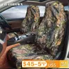 Autorown Hunting Camouflage Car Seat Covers för Jeep Honda Nissan Kia Volvo Auto Seat Cover för fiskeinredningar H220428