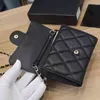 2022 new high-end fashion leather female shoulder cross-body card bag