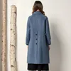 Frauen Wolle Mischungen Winter Mantel Frauen Echtpelz Koreanische Warme Jacke Für Frauen Kleidung Abrigos Mujer Invierno 2022 F201 YY1029 Bery22