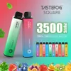 QK TAIDEFOG RECHAREGABLE DISPOBLE VAPE BAR 3500 PUFFS 2 I 1 Flavors Blueberry Bubblegum