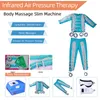H￶gkvalitativ 24 Airbags Pressoterapi Slantmaskin Portable Wave Pressure Lymf Drainage Massage Detox Hem Anv￤nd bantningsutrustning