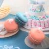 FAI DA TE Profumato Dessert Macaron Muffin Cup Cake 3d Silicone per Candela Fare Stampi Fondente 220629