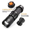 محمولة UV المصباح Mini Q5 XML LED Torch 395NM 365NM Blacklight الضوء البنفسجي Troch الإضاءة الأرجواني مصابيح الفلاش الألومنيوم torch3843595