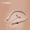 Nekband Bluetooth -hoofdtelefoon 6 kleuren hifi waterdichte oortelefoons draagbare stereo oortelefoon modehoofdset omringend geluid draadloze oordopjes sport snel schip